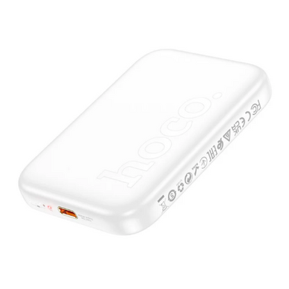Hoco J117 Power Bank PD20W + QC3.0 Wireless Charging 5000mAh-White