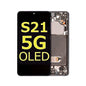 Samsung Galaxy S21 Compatible Amoled Assembly - Soft Oled Aftermarket - Pantom Gray