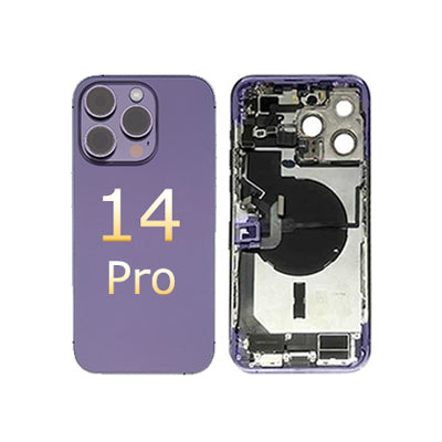 iPhone 14 Pro Back Housing With Original Small Parts - Purple