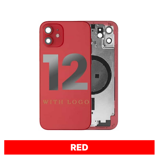 iPhone 12 Oem Compatible Housing With Full Parts - Red