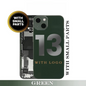 iPhone 13 Back Housing With Small Parts - Green
