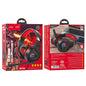 HOCO W104 Wired Gaming Headphones with Mic - Red