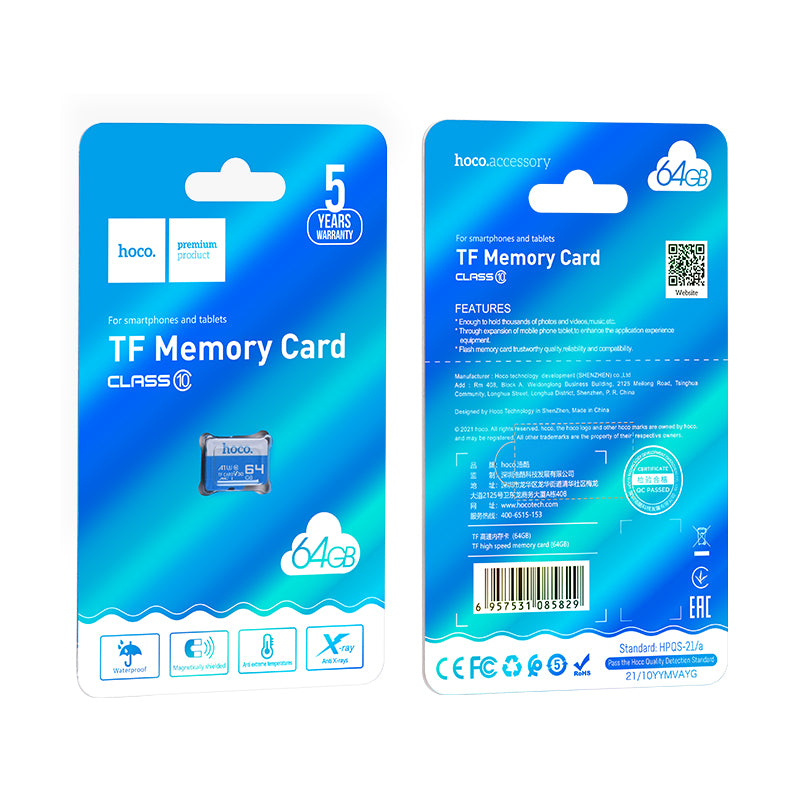 HOCO TF high speed memory card(64GB)