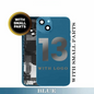 iPhone 13 Back Housing With Small Parts - Blue