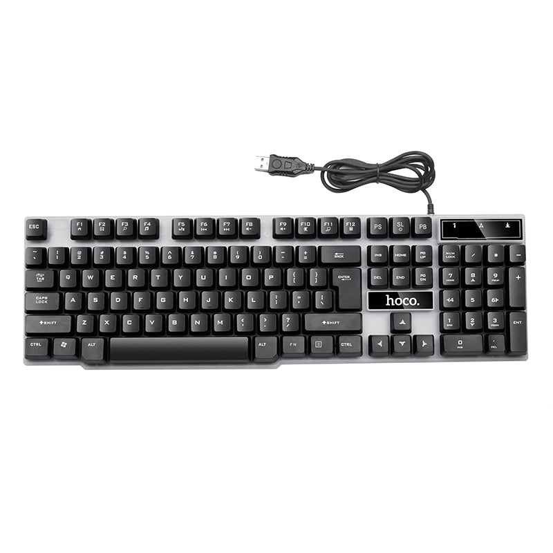HOCO GM11 Terrific glowing gaming keyboard and mouse set