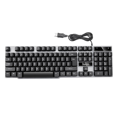 HOCO GM11 Terrific glowing gaming keyboard and mouse set
