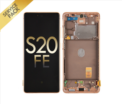 Samsung Galaxy S20FE Service Pack with Frame - Orange