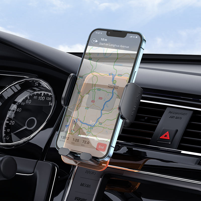 HOCO CA117 Exquisite Press Type Air Outlet Car Holder - Citus