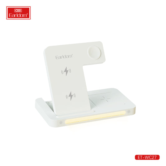 EARLDOM ET-WC27 3 in 1 Foldable Wireless Stand 15W