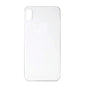 iPhone XS Max Back Glass - White (Big Hole)