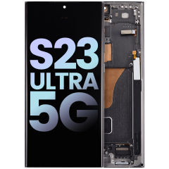 Samsung Galaxy S23 Ultra Refurbished  Assembly with Frame - Black