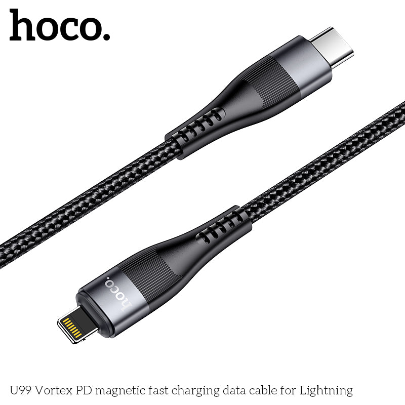HOCO U99 Vortex PD magnetic fast charging data cable for Lightning(L=1.2M)