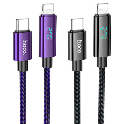 Hoco U125 Benefit PD charging data cable with display iP