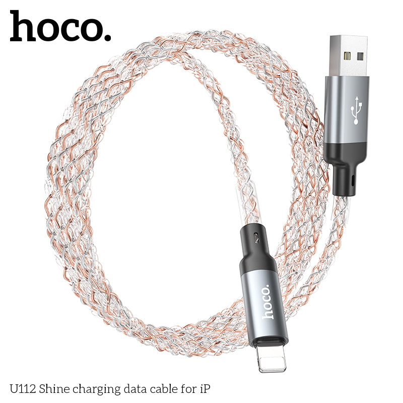 HOCO U112 Shine charging data cable for iP