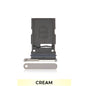 Single SIM Card Tray for Samsung Galaxy S23 Ultra-Cream-OEM