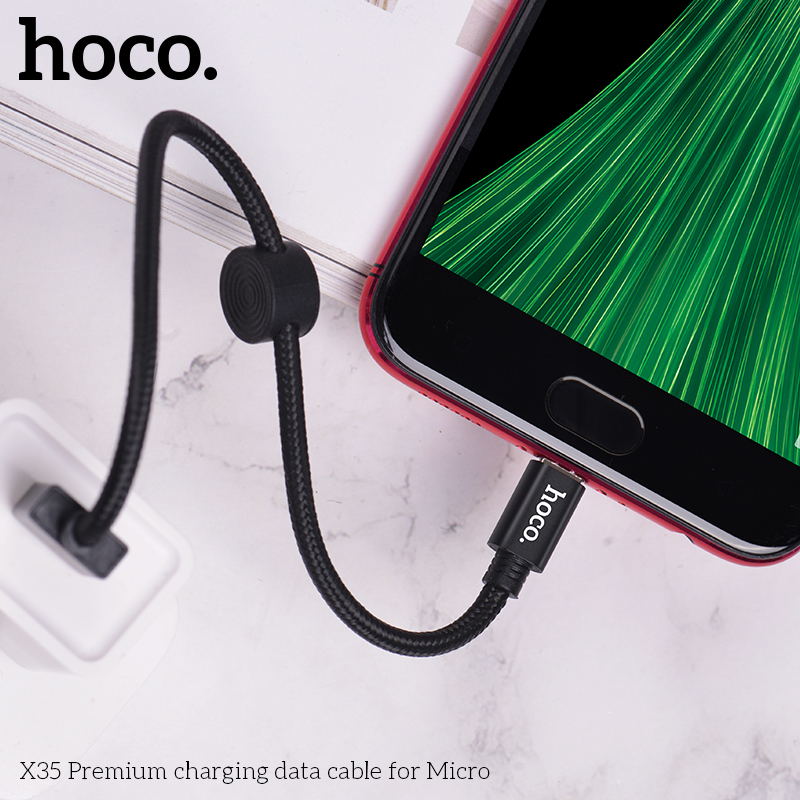 X35 Micro Charging Cable (L=0.25M)- Black
