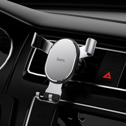 HOCO CA56 Plus Armor Metal Gravity Car Holder - Black