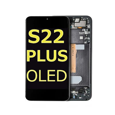 Samsung Galaxy S22 Plus Compatible Amoled Assembly - Soft Oled Aftermarket - Phantom Black