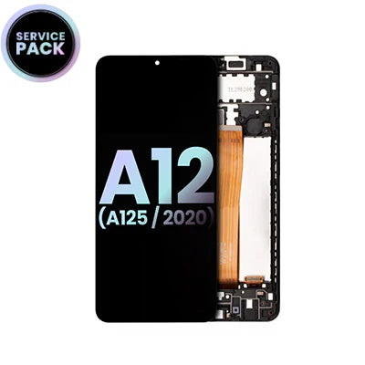 Samsung Galaxy A12/A125 Service Pack Screen With Frame