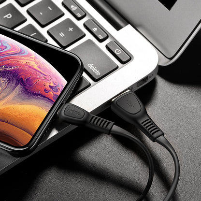 HCOO X40 Noah charging data cable for Lightning - Black