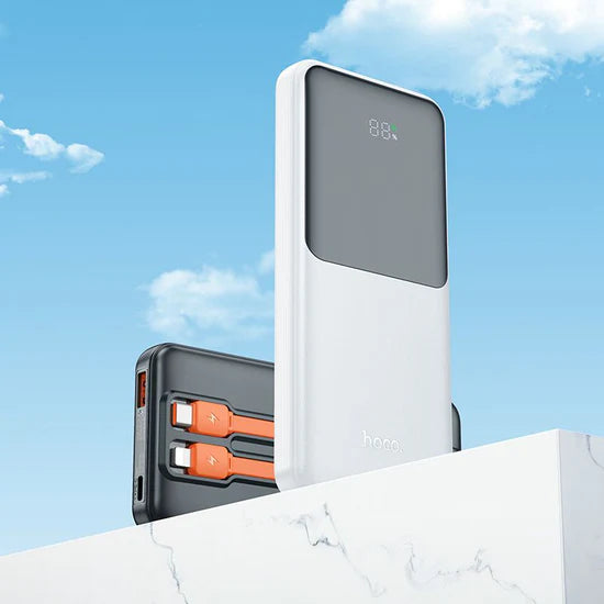 Hoco J119A Sharp charger 22.5W+PD20 fully compatible power bank with digital display and cable(20000mAh)