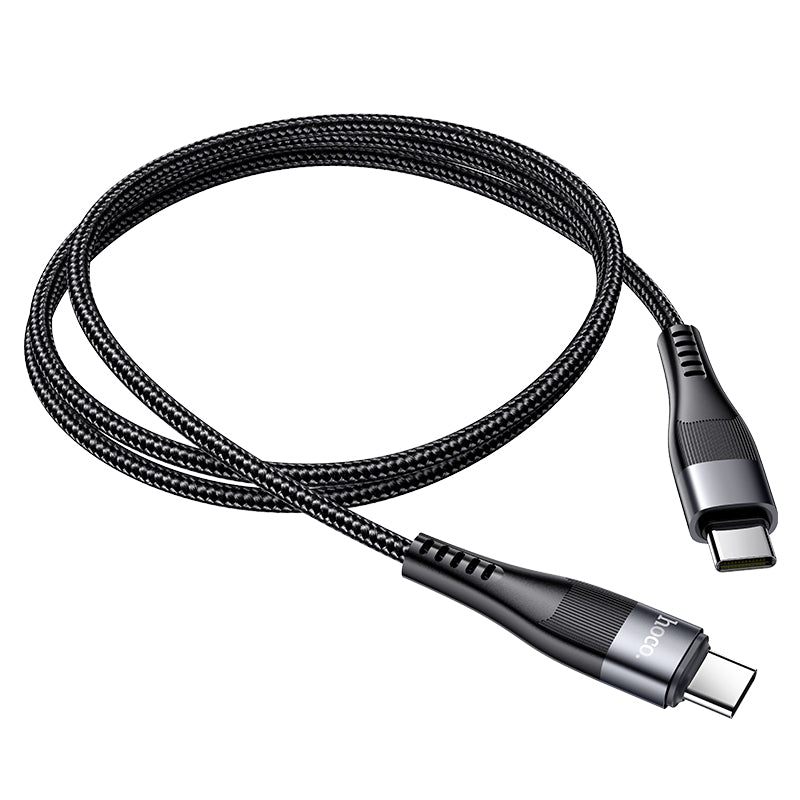 HOCO U99 Vortex 100W magnetic charging data cable Type-C to Type-C(L=1M)