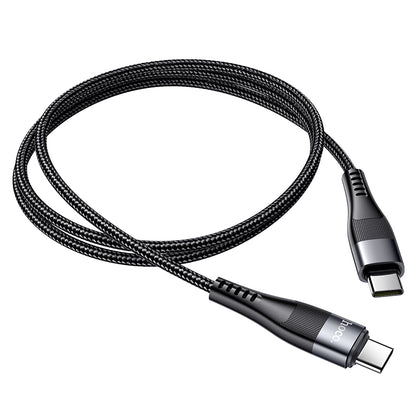 HOCO U99 Vortex 100W magnetic charging data cable Type-C to Type-C(L=1M)