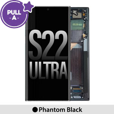 Samsung Galaxy S22 Ultra Pull A Grade Screen - Black