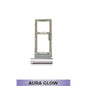 Single SIM Card Tray for Samsung Galaxy Note 10 Plus-Aura Glow/Silver-OEM