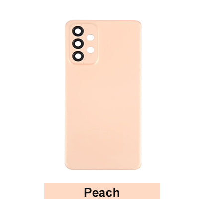 Samsung   A23/236 5G Back Glass With Camera Lens And Adhesive - Peach