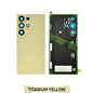 Samsung S24 Ultra Back Glass with Adhesive - Titanium Yellow