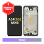 Samsung Galaxy A54 5G/A546 Service Pack OLED Screen with Frame - Violet