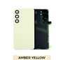 Samsung S24 Back Glass with Adhesive - Amber Yellow