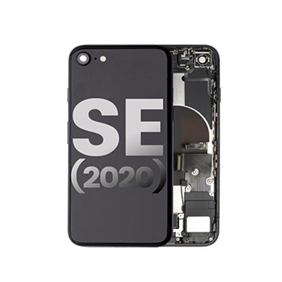 iPhone SE 2020 Back Housing With Smart Parts - Black