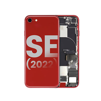 iPhone SE 2022 Back Housing With Smart Parts -Red