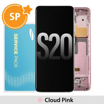 Samsung Galaxy S20 Service Pack Screen - Cloud Pink