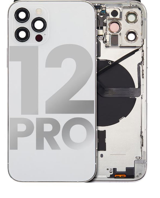 iPhone 12 Pro Housing With Parts (NO Charging Port) - White
