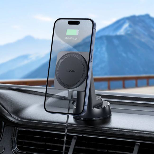 HOCO HW16 Car Wireless Charging Holder For Dashboard