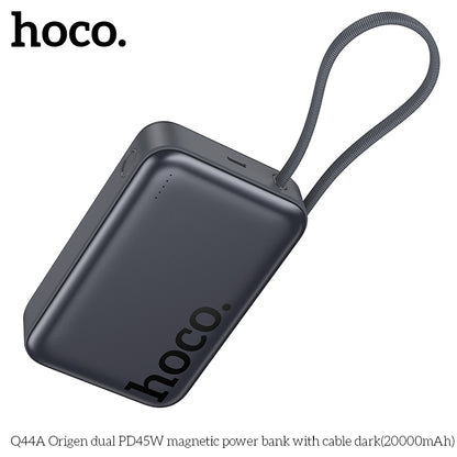 Q44A For Laptop PD45W 20000mAh Magsafe with Cable power bank