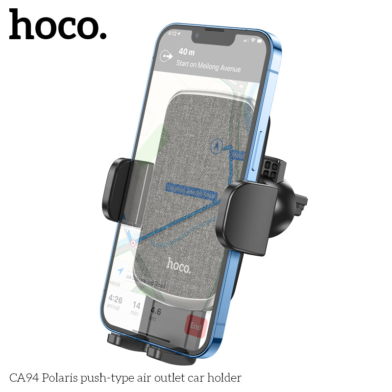 HOCO CA94 Polaris push-type air outlet car holder