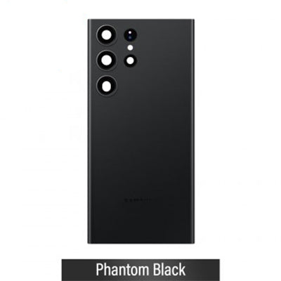 Samsung S23 Ultra Back Glass with Adhesive - Phantom Black