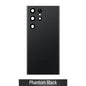 Samsung S23 Ultra Back Glass with Adhesive - Phantom Black