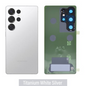 Samsung S25 Ultra Back Glass with Adhesive -Oem- Titanium White Silver