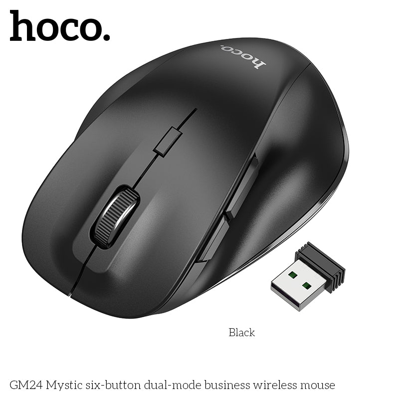 HOCO GM24 Mystic six-button dual-mode business wireless mouse