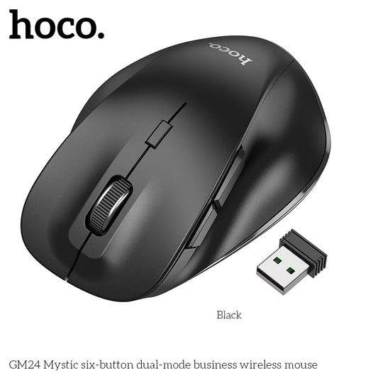 HOCO GM24 Mystic six-button dual-mode business wireless mouse