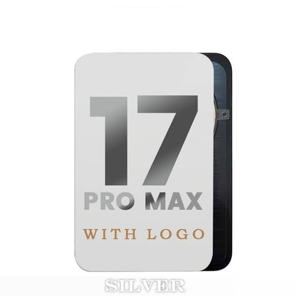 iPhone 17 Pro Max Compatible Back Glass With Magsafe Magnet And Adhesive - Silver