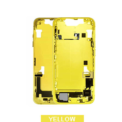 iPhone 14 Oem Mid Frame Housing With Small Parts - Yellow