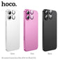 HOCO 3D metal frame lens film iP16/16 Plus(V13) - Silver
