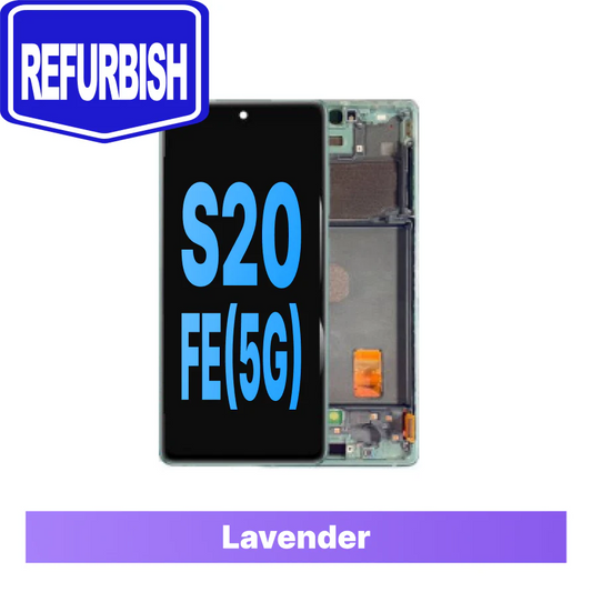 Samsung Galaxy S20FE OLED Assembly Refurbished - Lavender