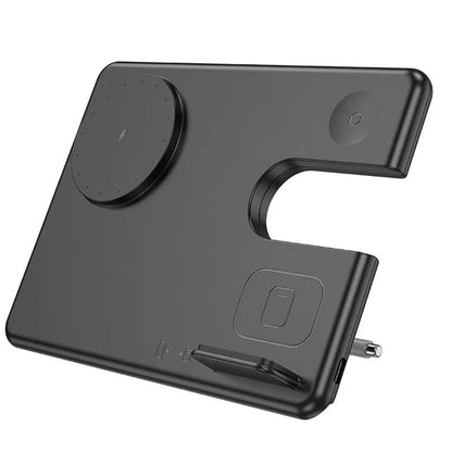 HOCO CQ1 Geek folding 3-in-1 magnetic wireless fast charger(for iWatch)